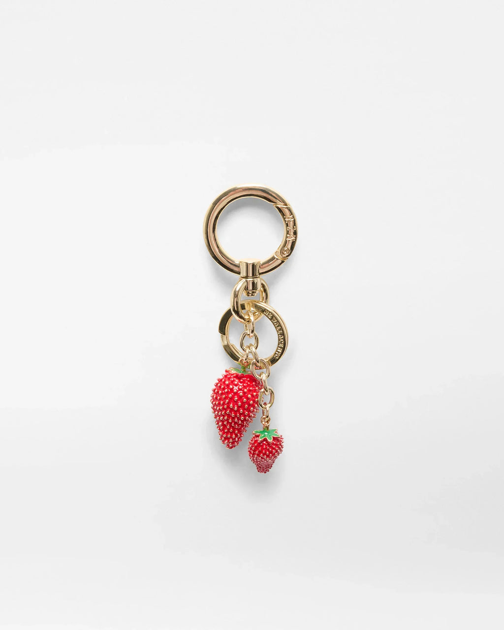 Multi Color Strawberry Key Charm