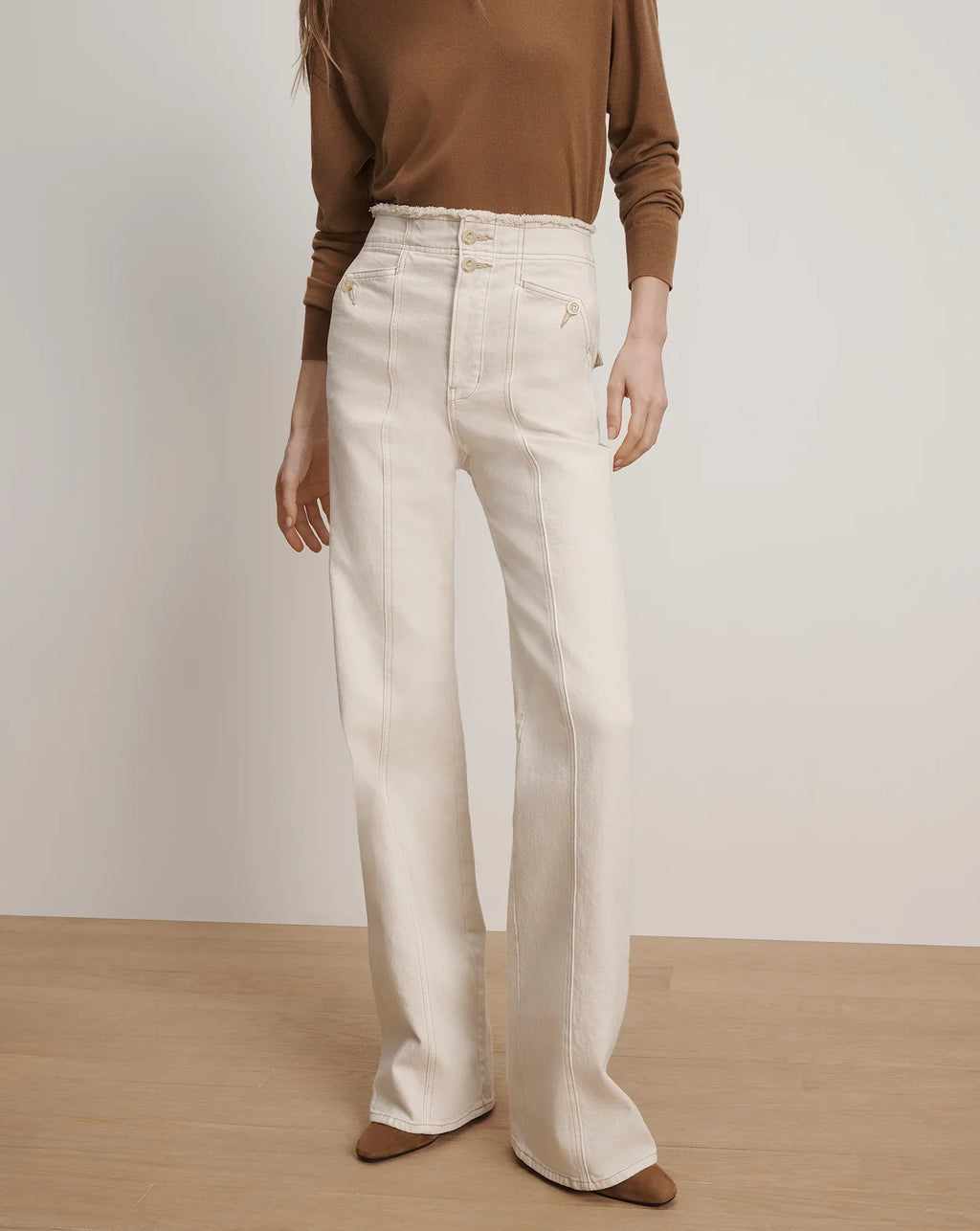 Crosbie Slim Wide-Leg Jean