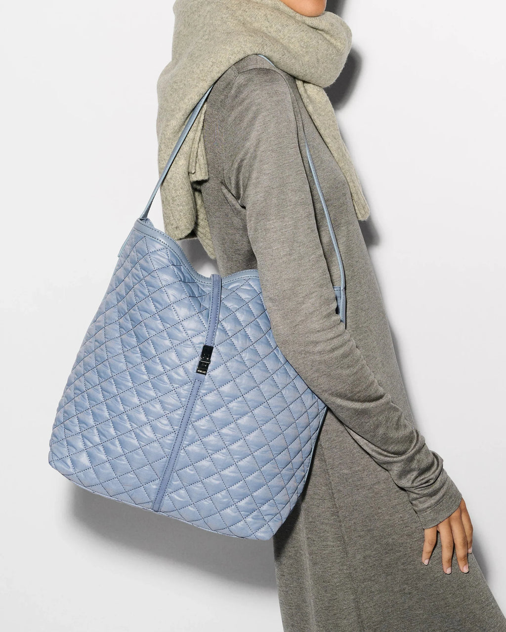 Stone Blue Large Astor Hobo