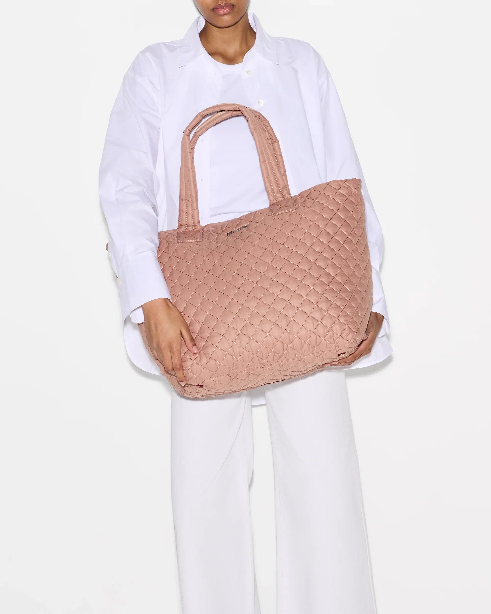 Dusty Rose Large Metro Tote Deluxe