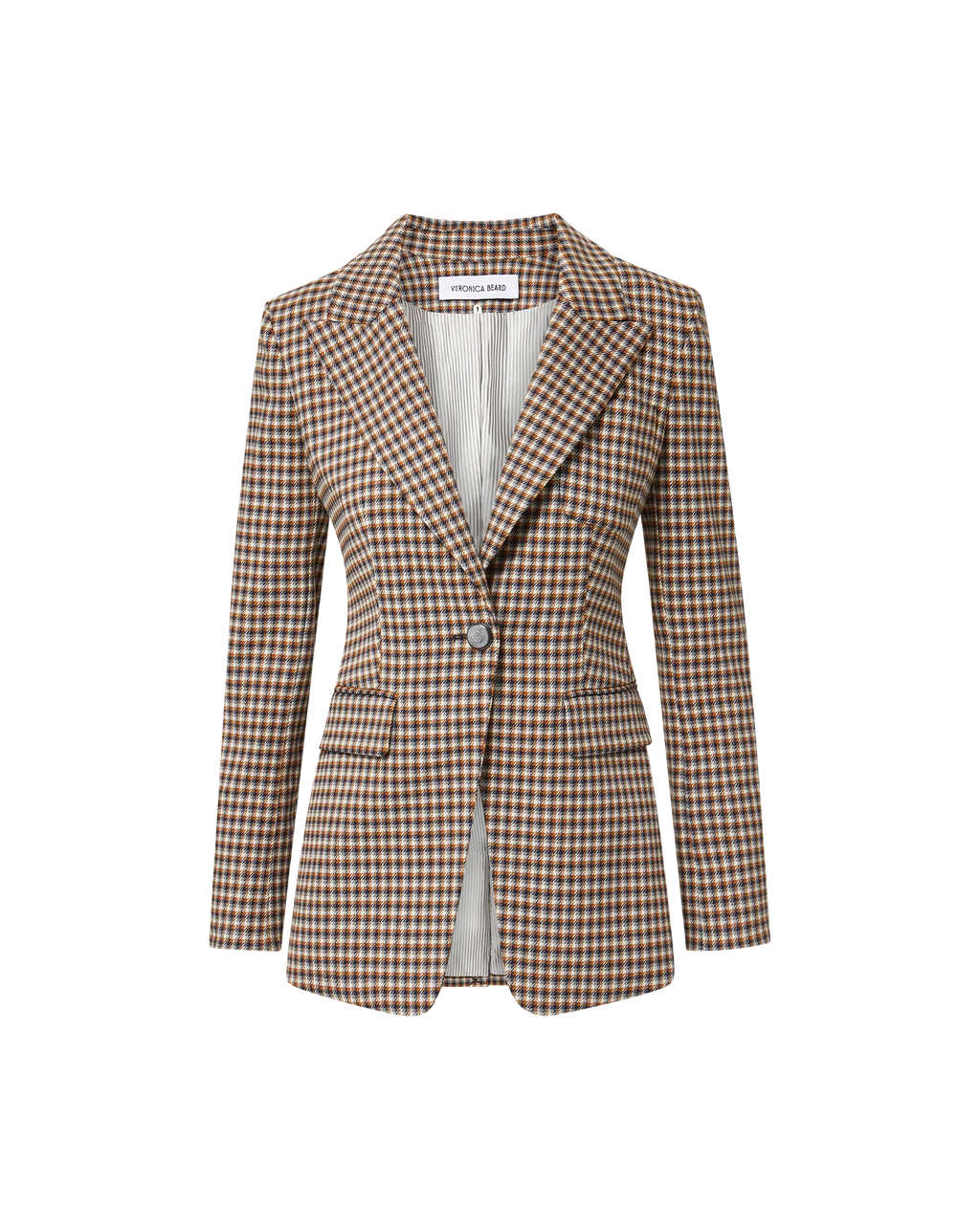 Livvy Houndstooth Dickey Jacket