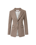 Livvy Houndstooth Dickey Jacket