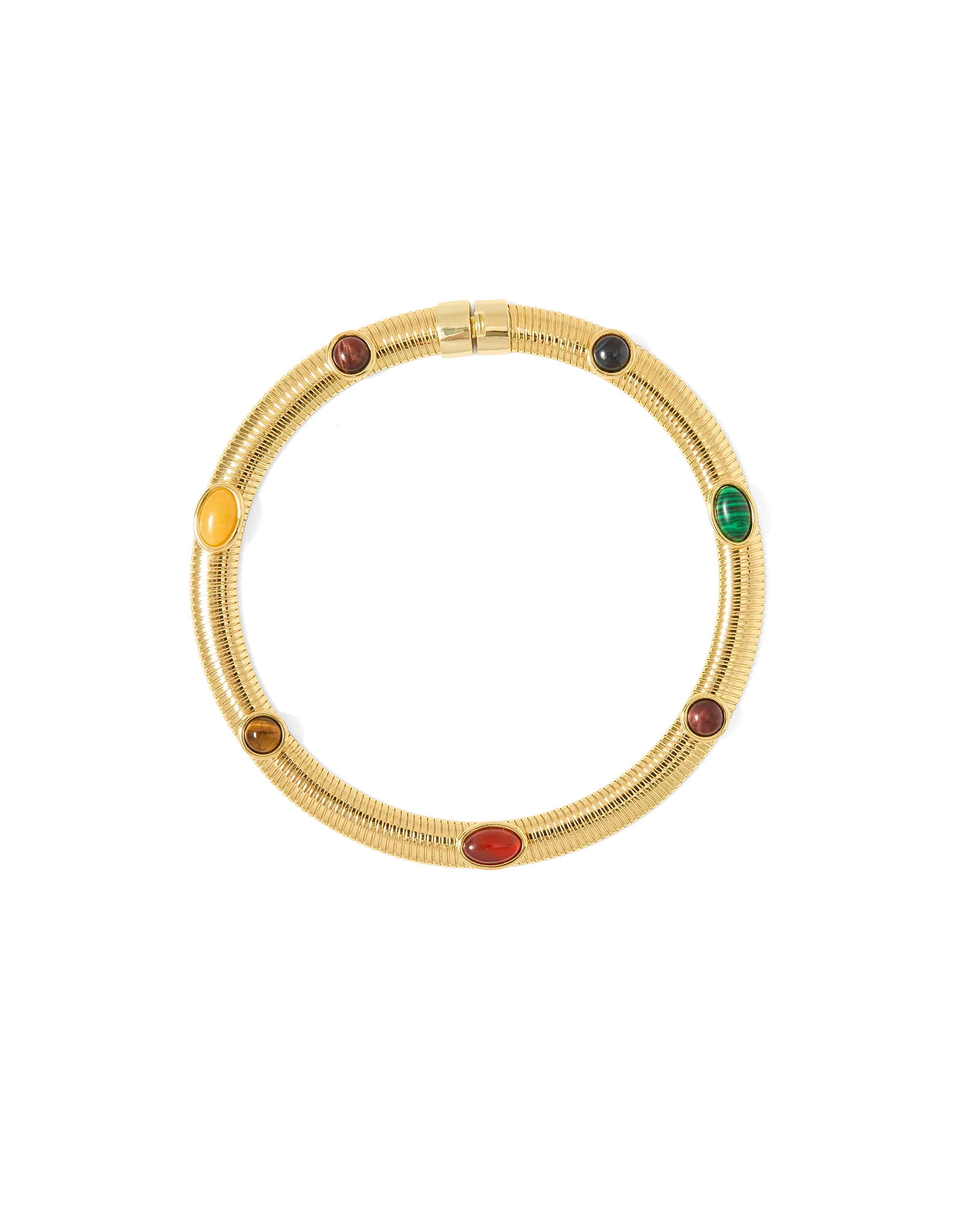 Embellished Tubogas Collar Necklace