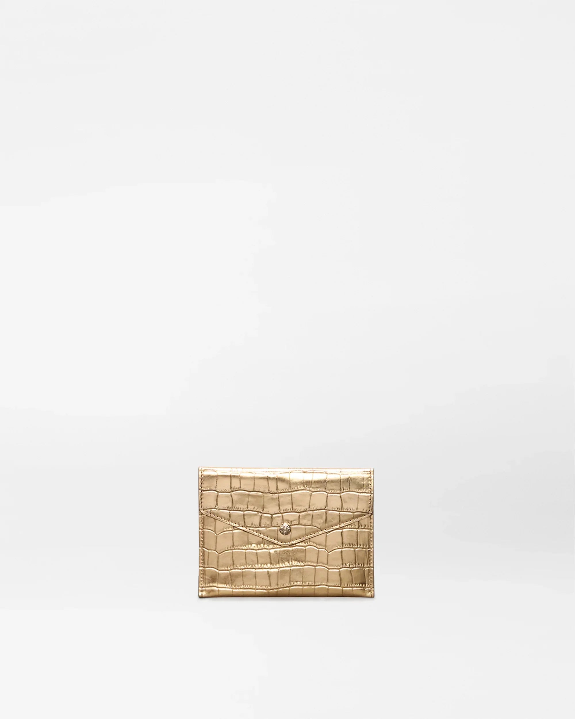 Gold Croc Effect Greta