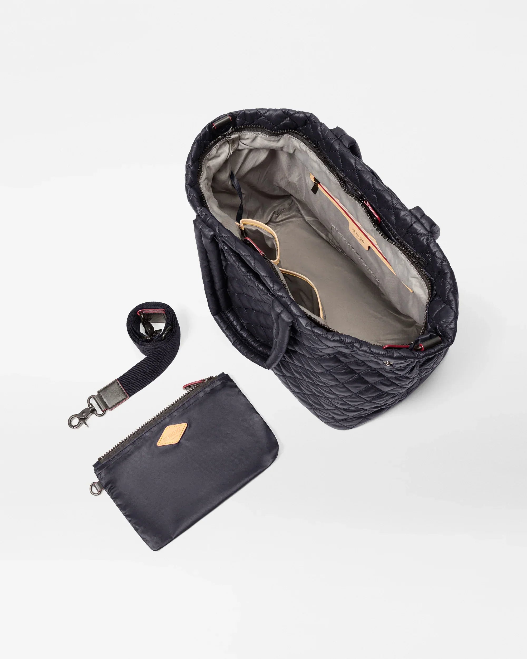 Black Medium Metro City Tote