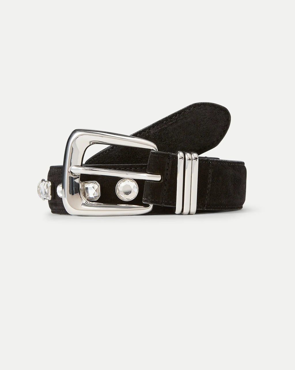 Arch Suede Embellished Belt