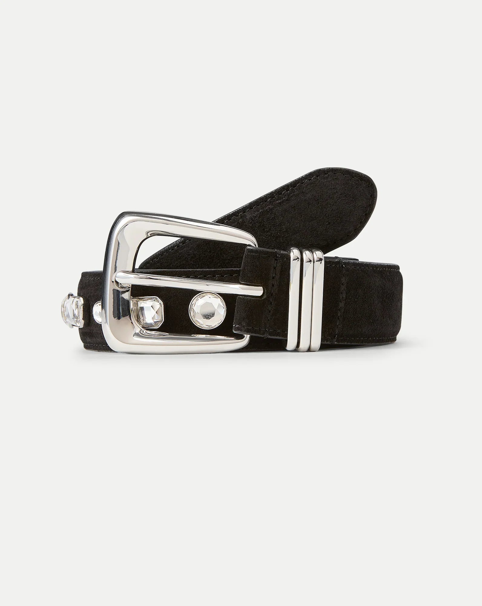 Arch Suede Embellished Belt