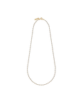 Long Enamel Bead Chain Necklace