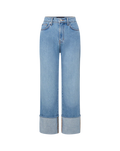 Dylan Cuffed Straight-Leg Jean