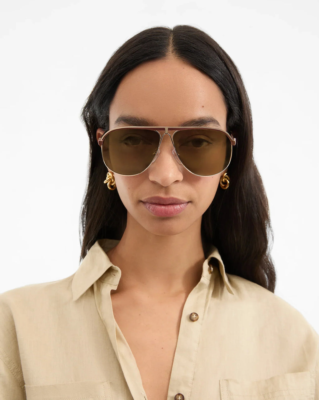 Farrah Aviator Sunglasses