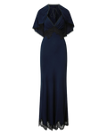Muriel Lace-Trim Maxi Dress