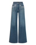 Kasey Crystal Wide-Leg Jean