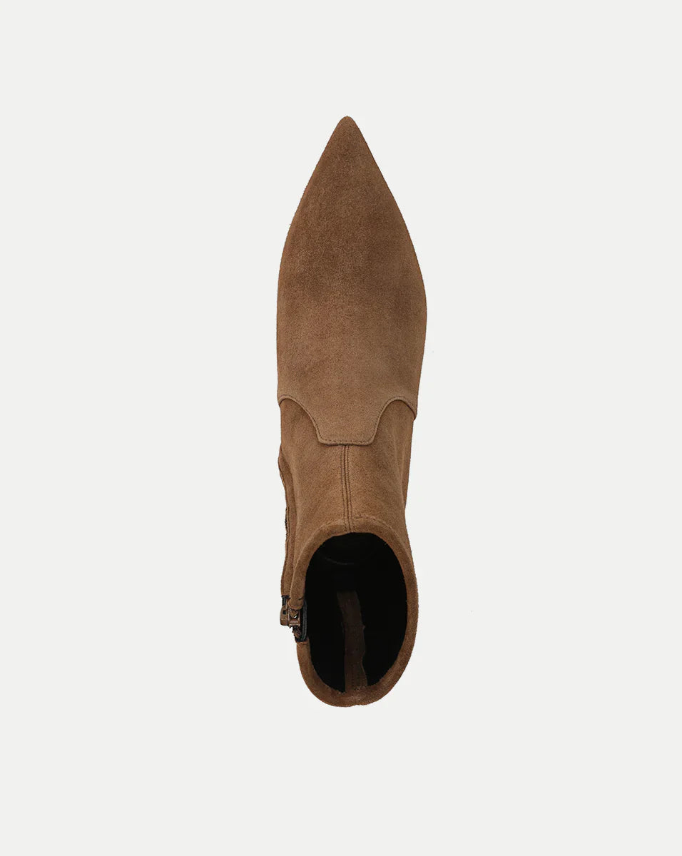 Lisa Stretch Kitten-Heel Ankle Boot