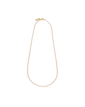 Long Enamel Bead Chain Necklace