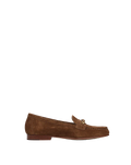 Penny Suede Chain-Link Loafer