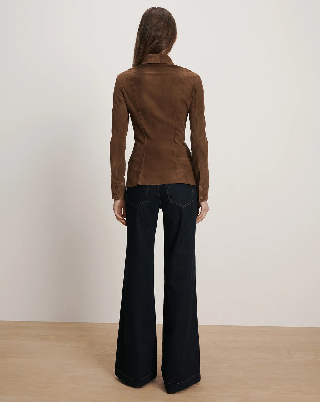 Wittaker Suede Button-Down Shirt