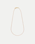 Long Enamel Bead Chain Necklace
