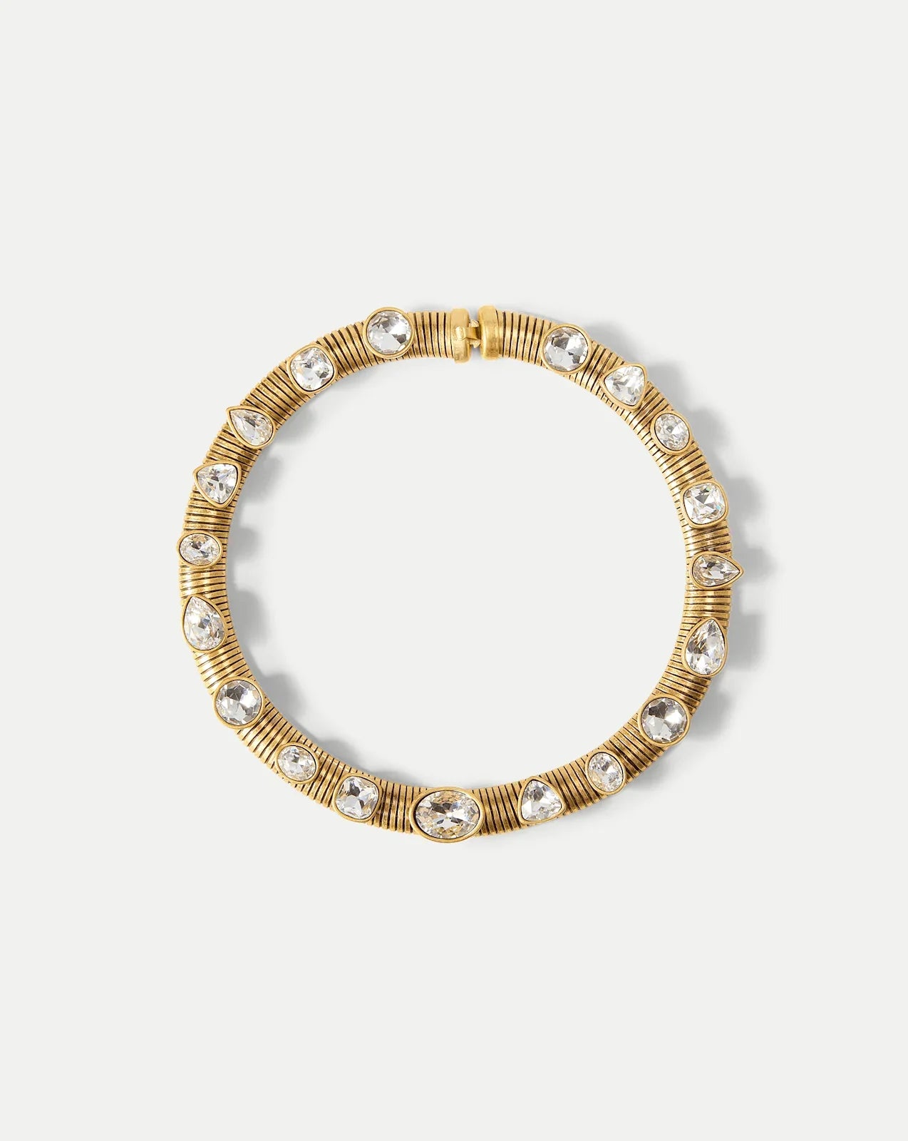 Crystal Tubogas Collar Necklace