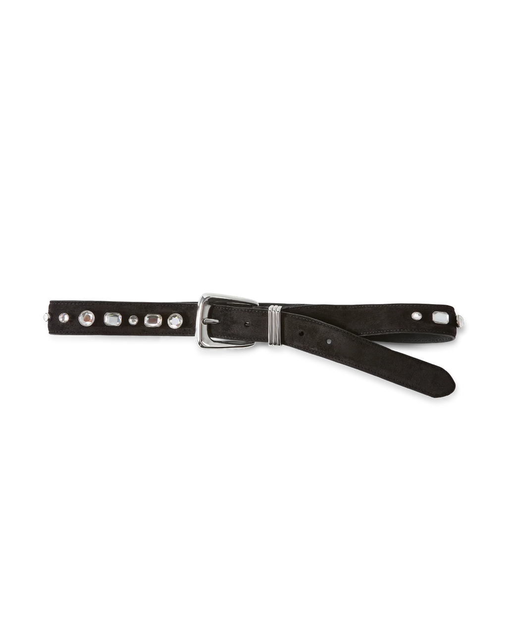 Arch Suede Embellished Belt