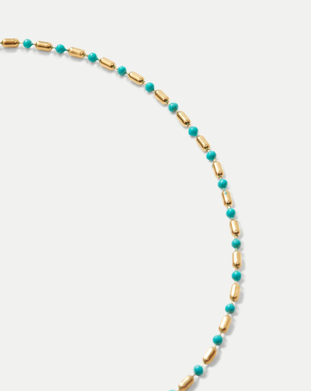 Enamel Bead Chain Anklet