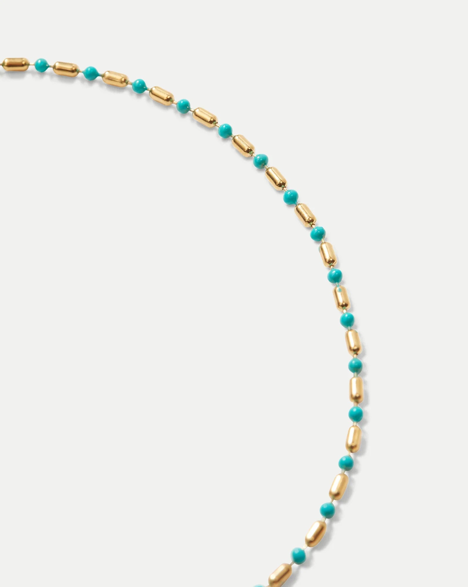 Enamel Bead Chain Anklet
