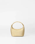 Light Gold Pearl Mini Woven Hobo