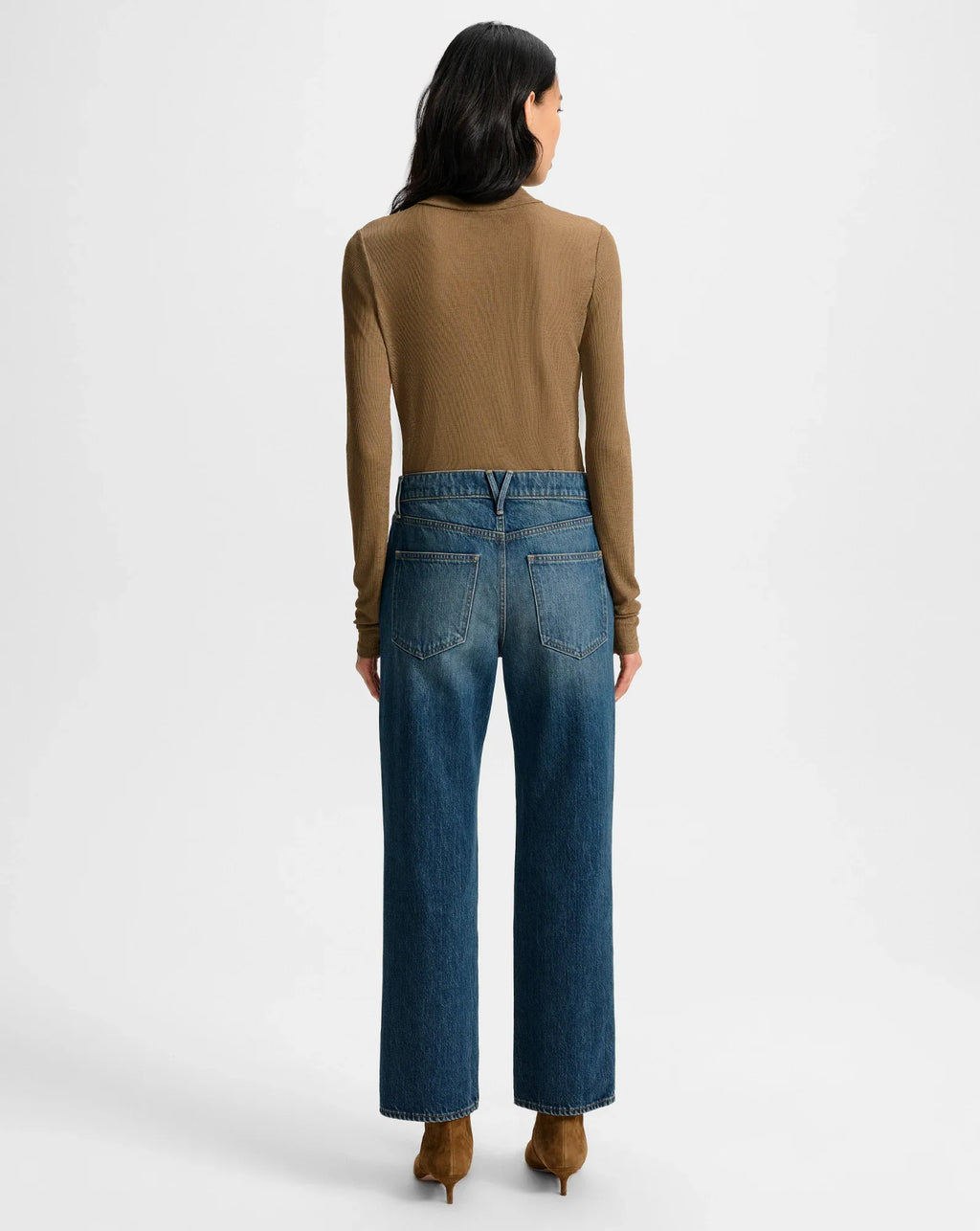 Wyeth Ribbed Turtleneck Top