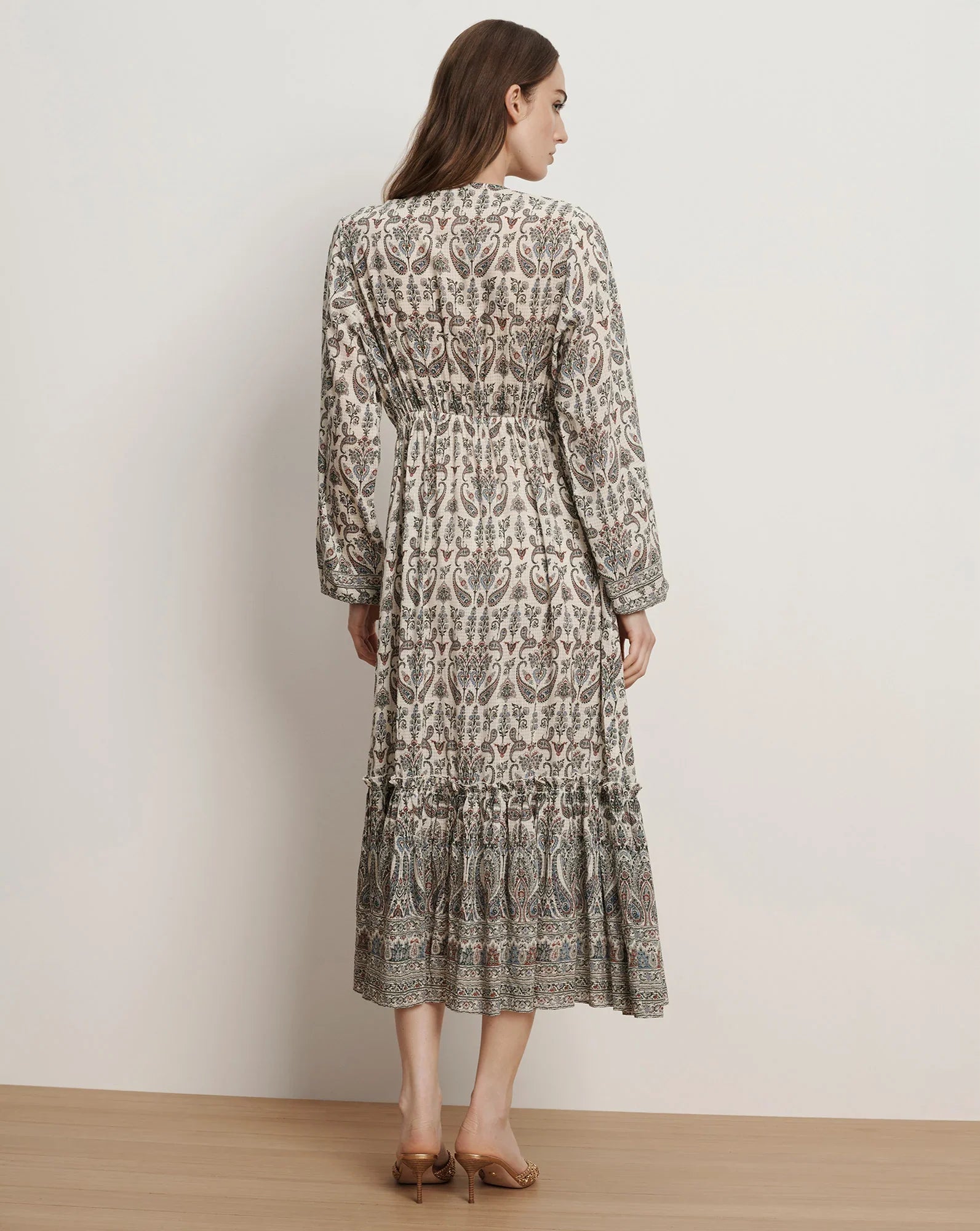 Vani Paisley Midi Dress