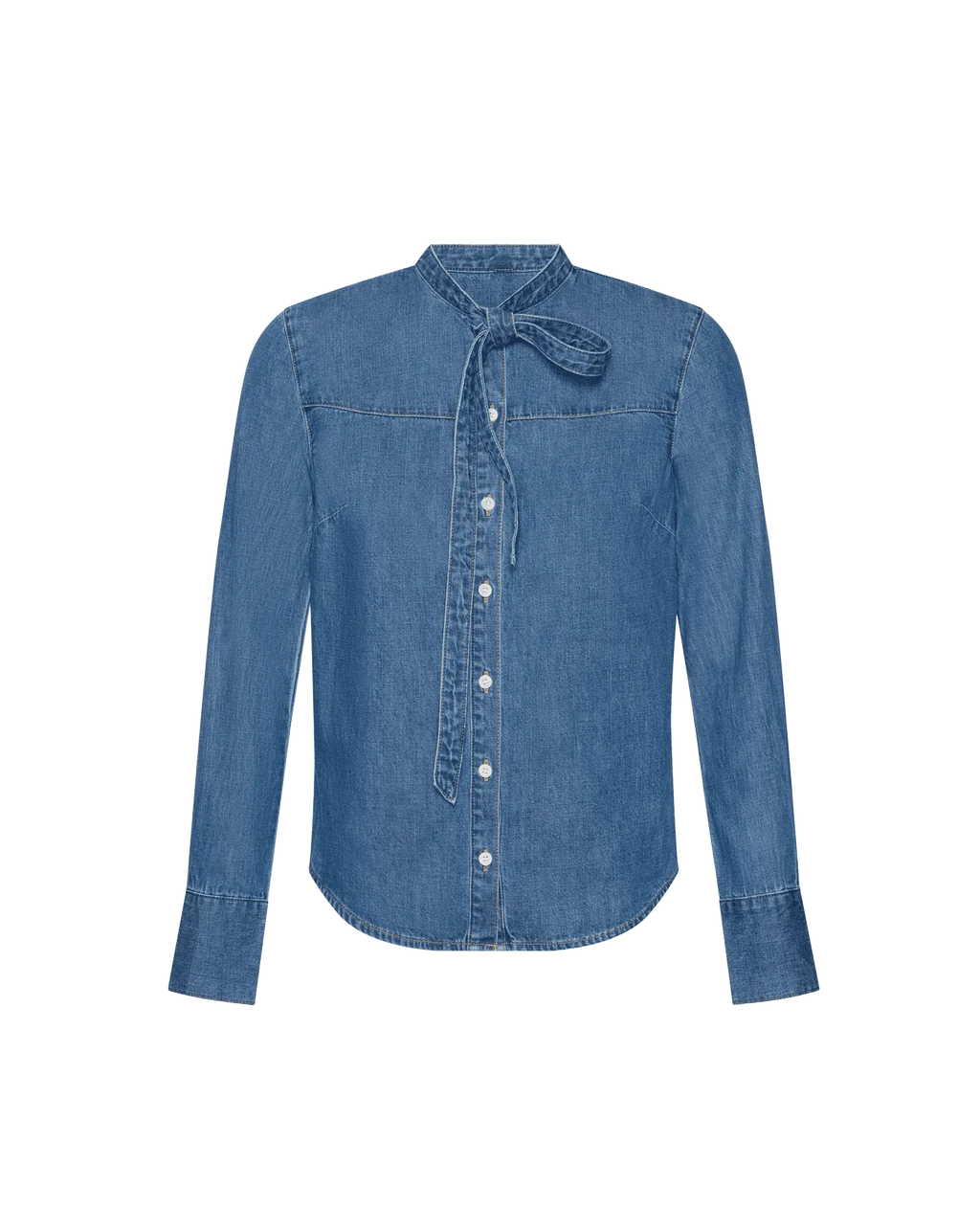 Gabby Denim Button-Down Shirt