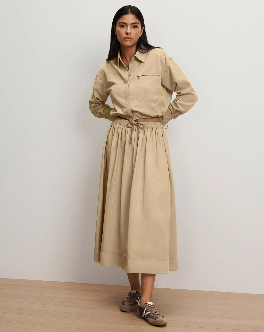 Bates Bungee Midi Skirt