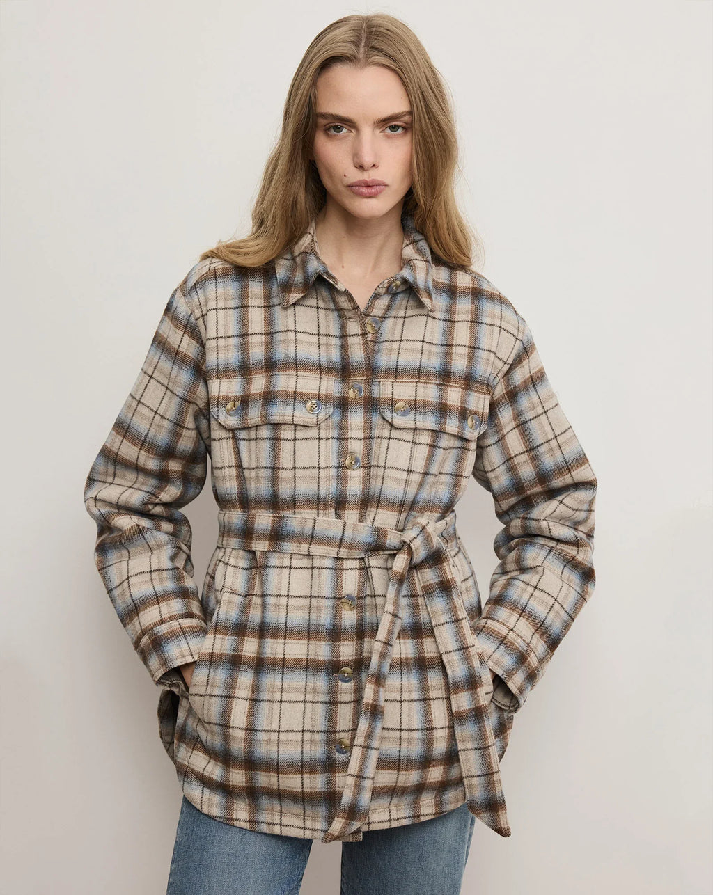 Mikaela Belted Shacket