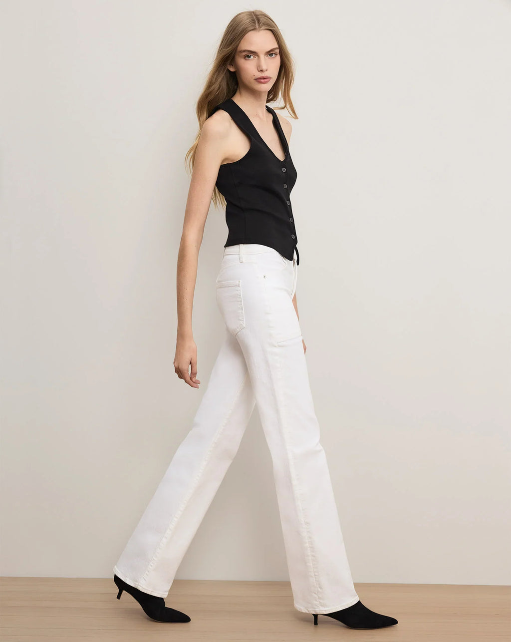Crosbie Slim Wide-Leg Jean