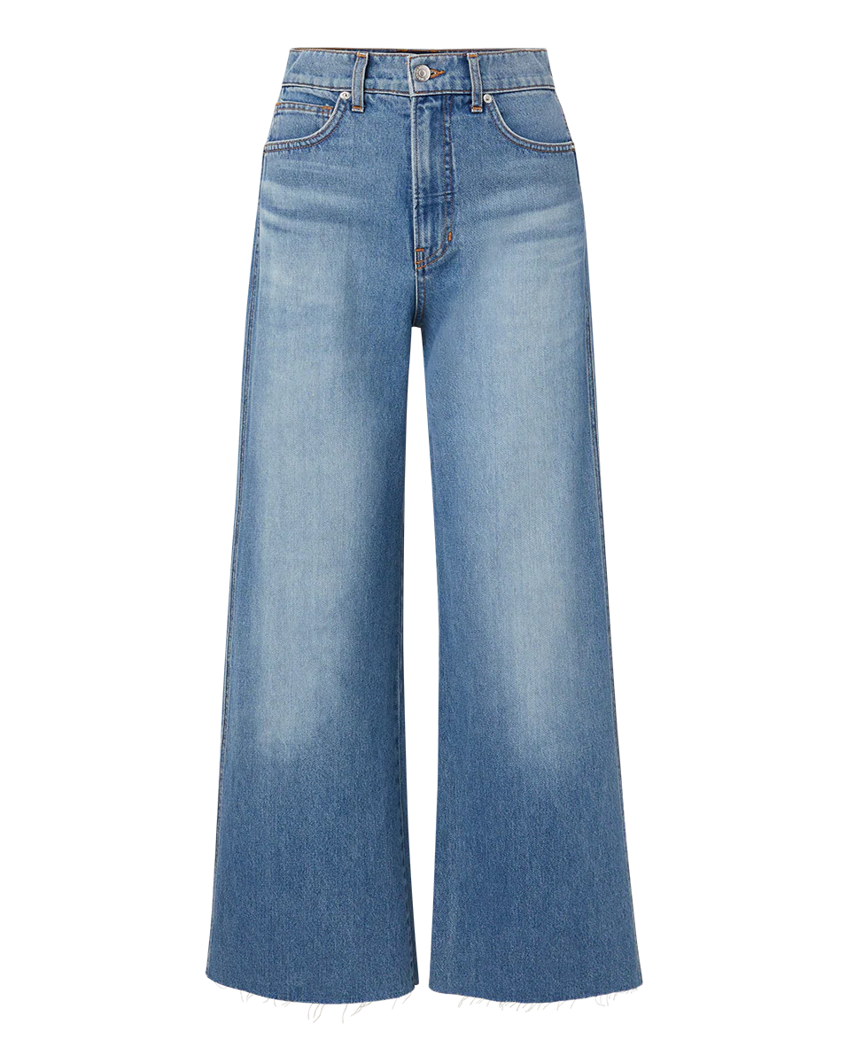 Taylor Cropped Wide-Leg Jean