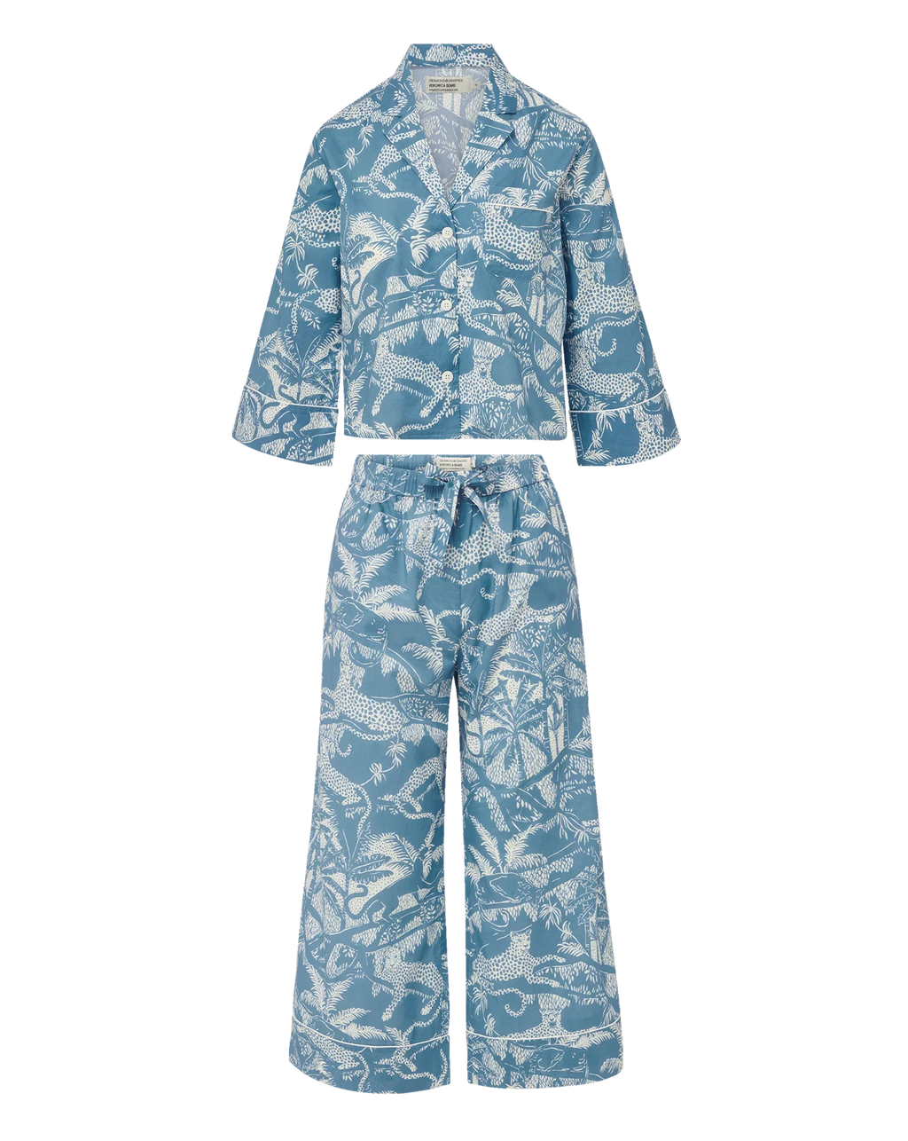 Long-Sleeve Cotton Pajama Set