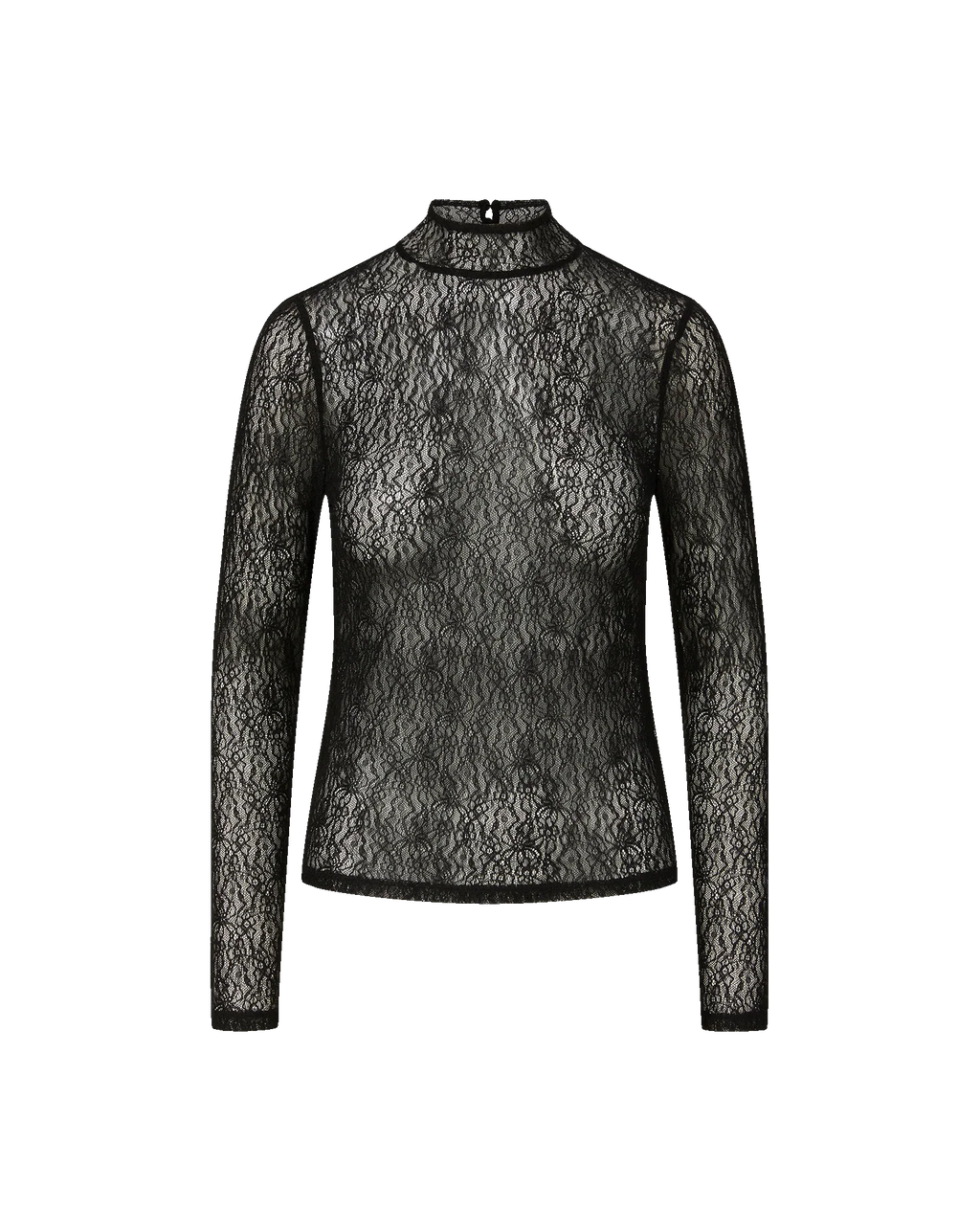 Nate Lace Mock-Neck Top
