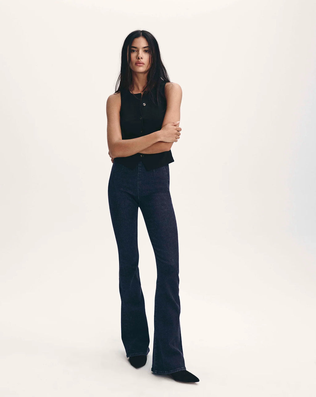 Beverly Off-Duty Skinny-Flare Jean