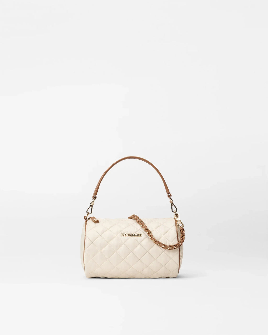 Sandshell with Brown Crosby Barrel Crossbody