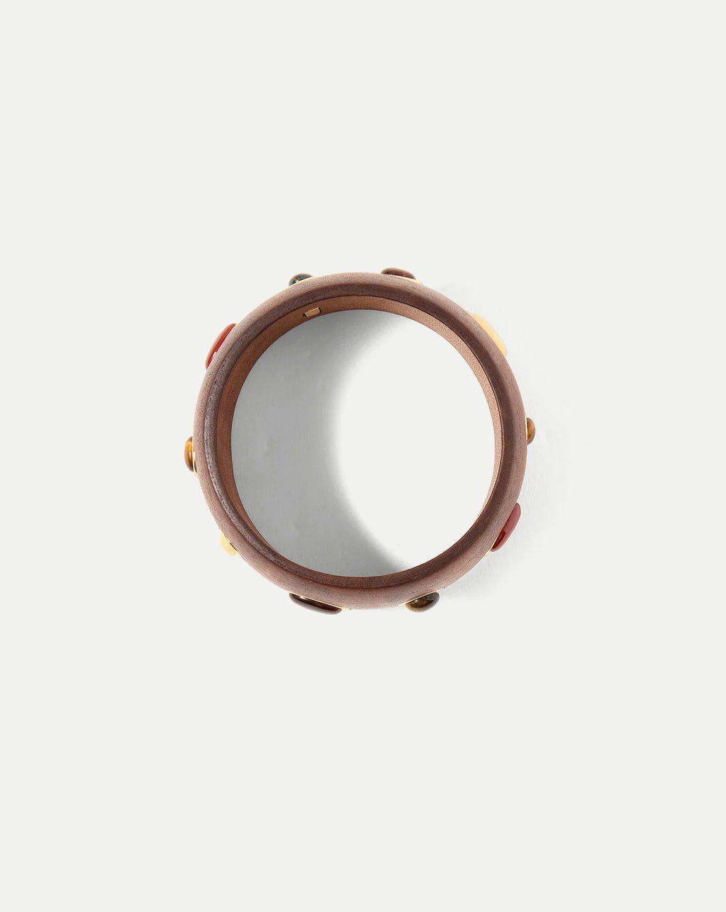 Wood Embellished Bangle