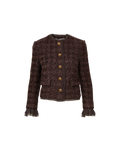 Audrina Metallic Tweed Jacket