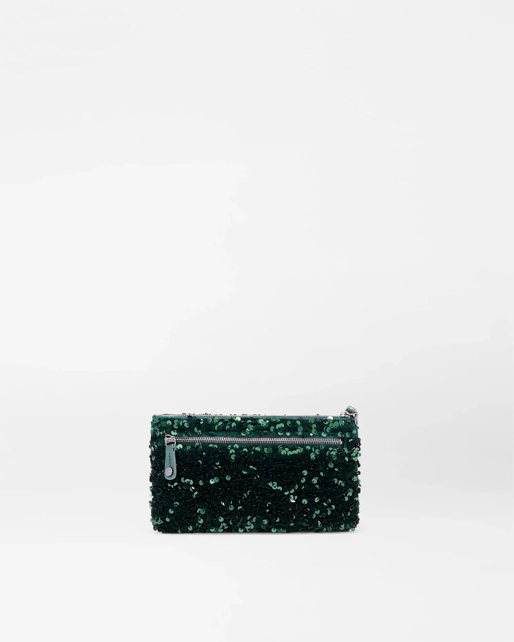 Mallard Sequin Flat Metro Wristlet