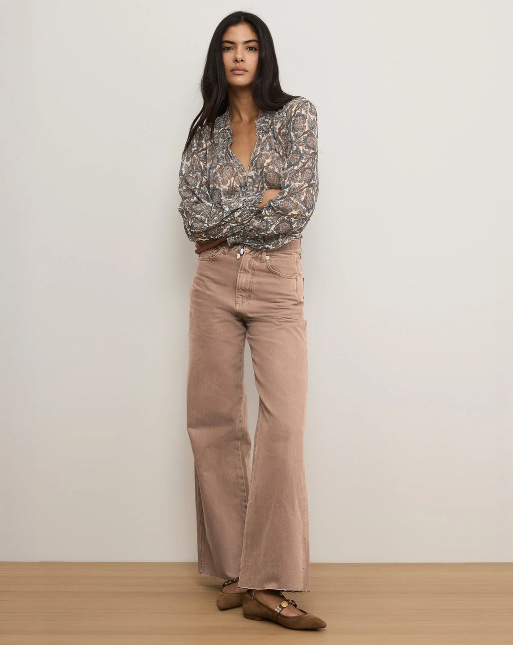 Hickory Silk Blouse