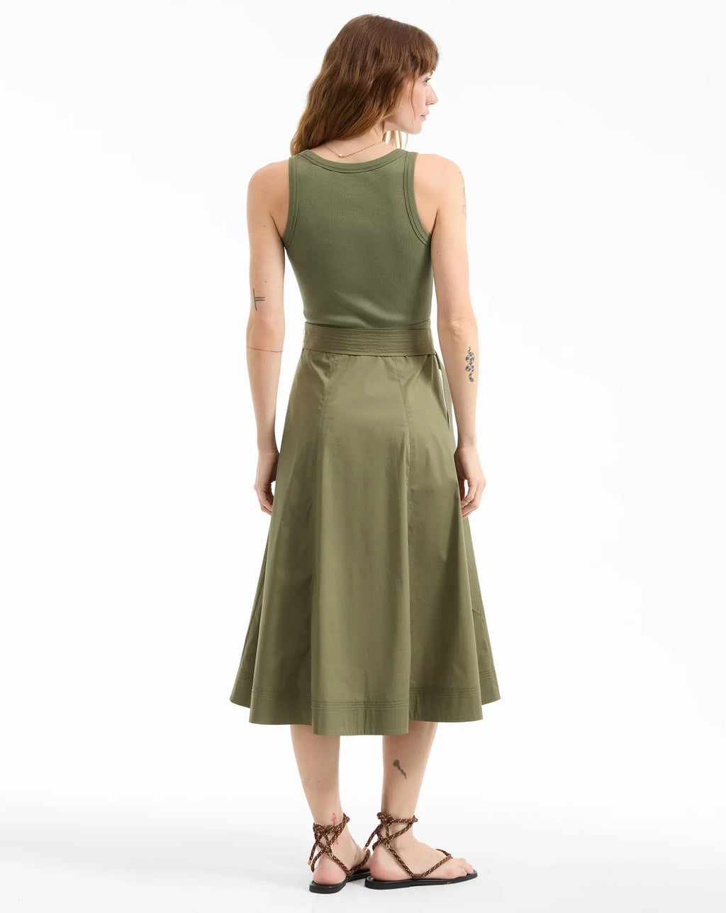 Ennis Belted Midi Dress
