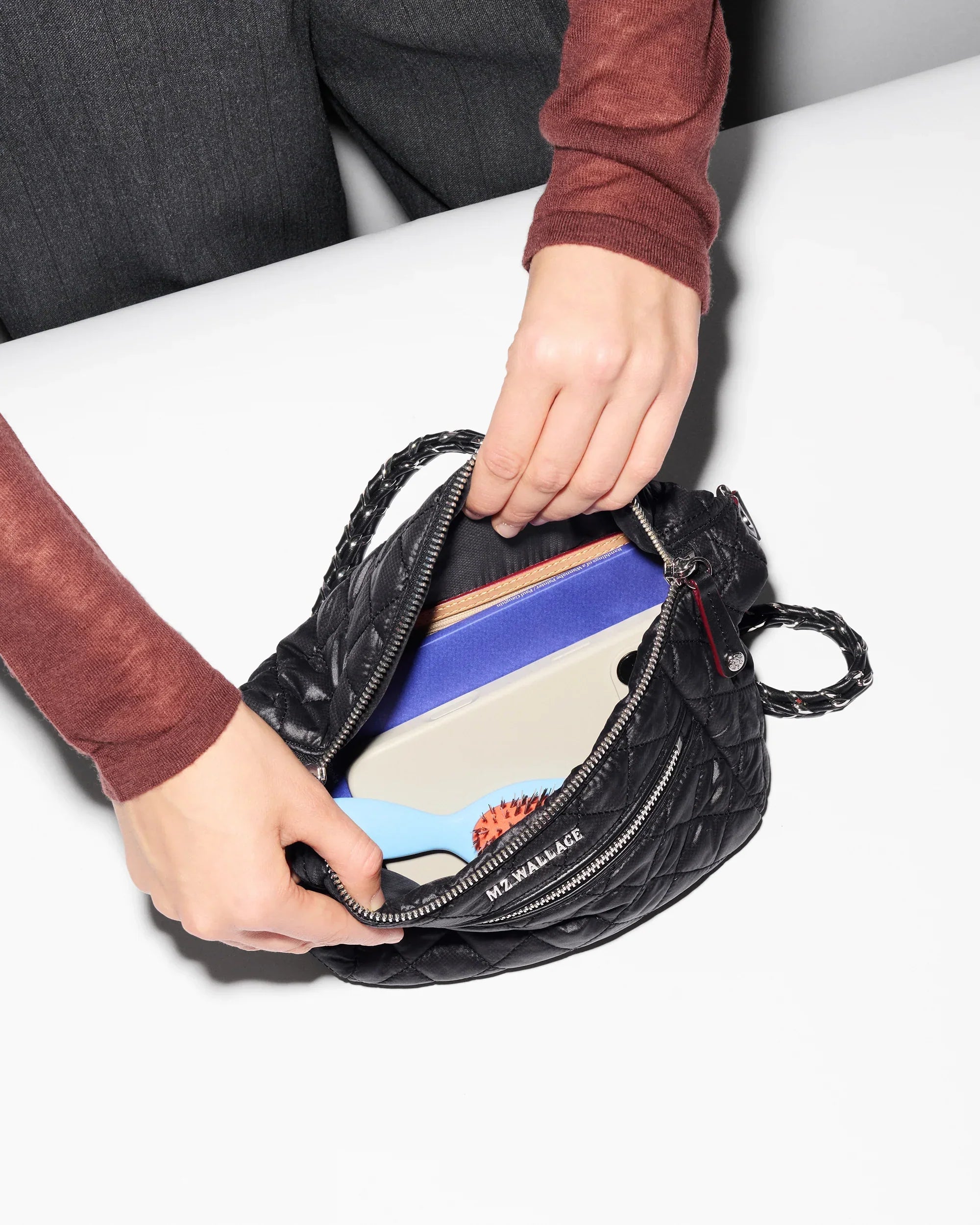 Black Small Crosby Crossbody Sling