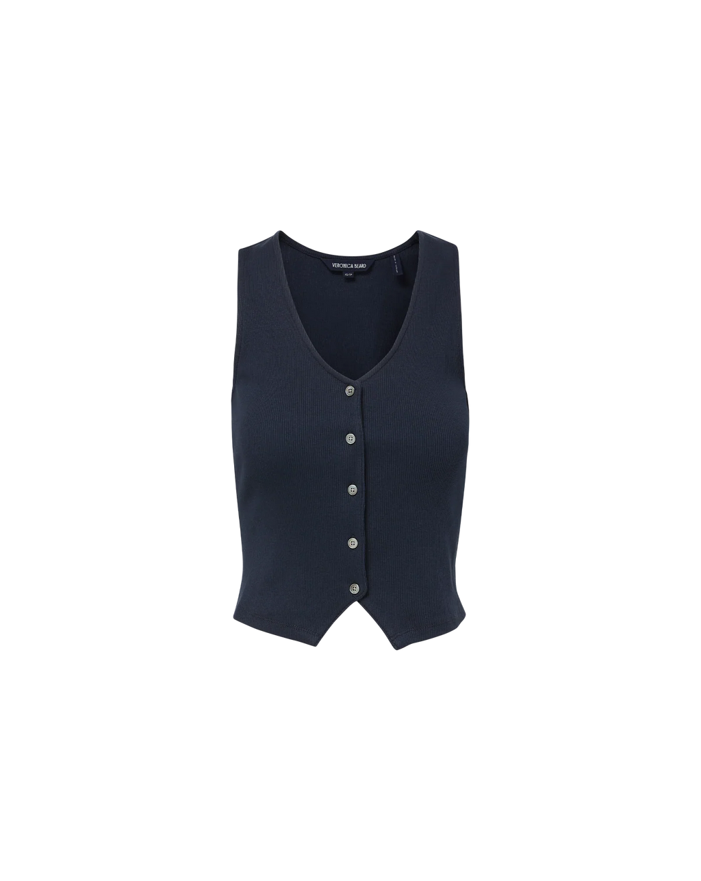 Hoorne Button-Down Tank Top