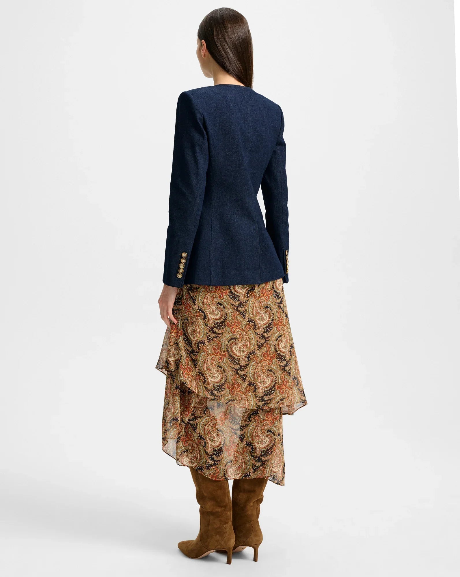 Cynthia Tailored Denim Jacket