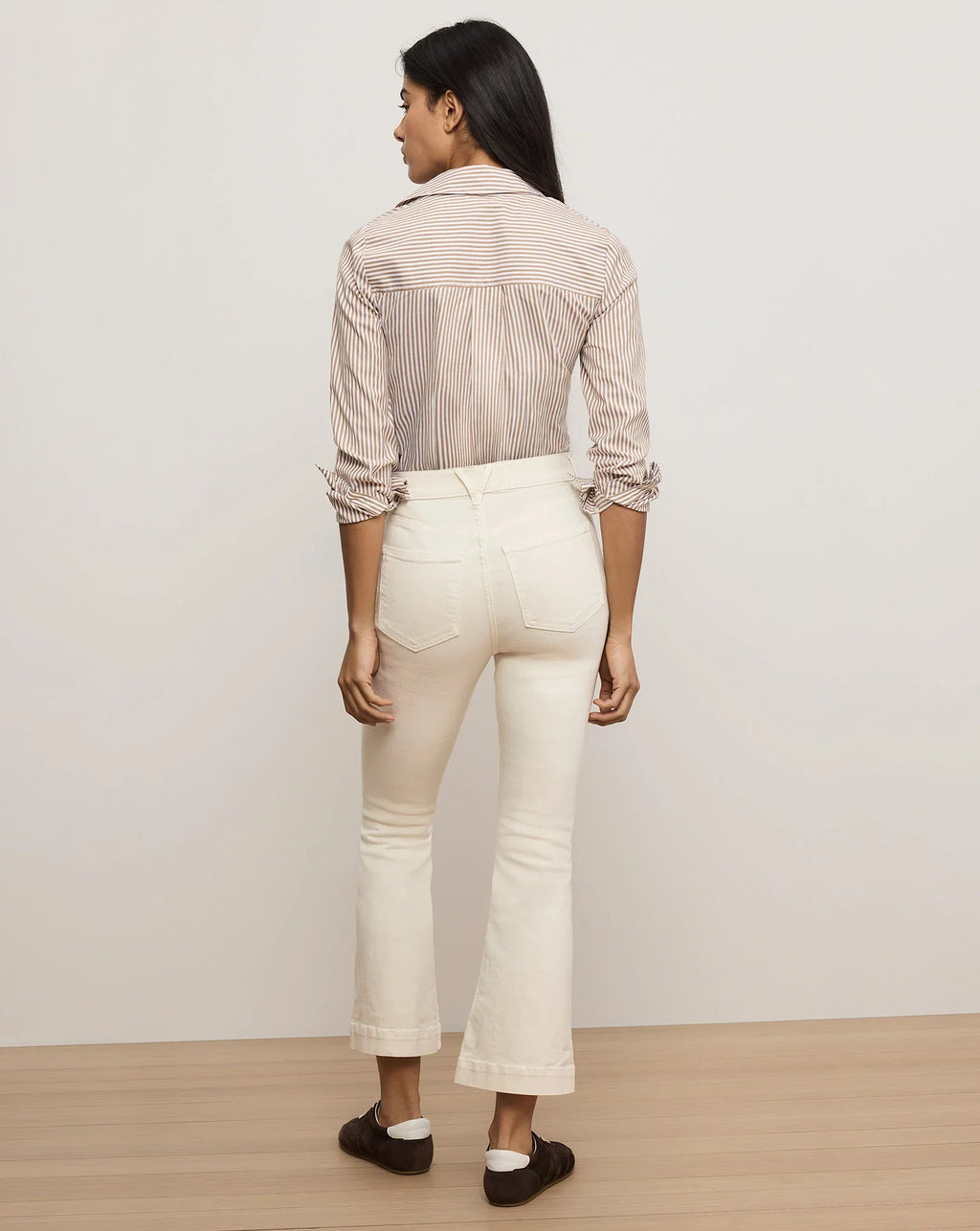 Amelia Striped Button-Down Shirt