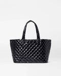 Black Lacquer Medium Metro City Tote