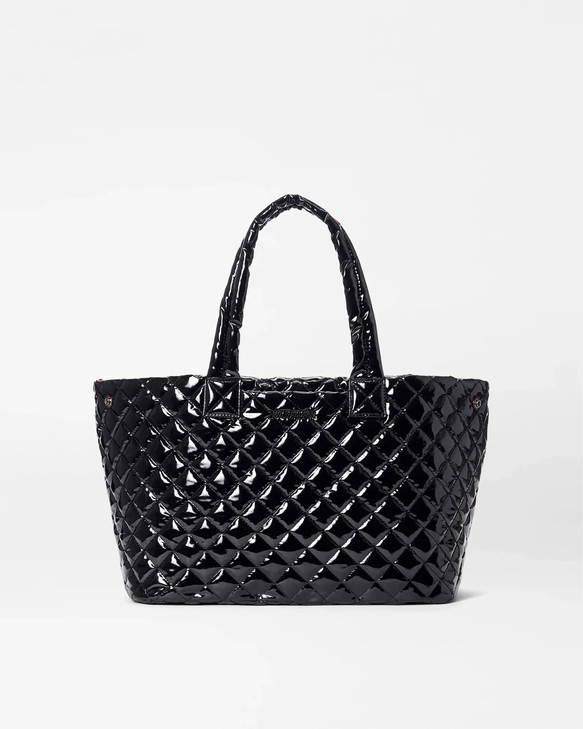 Black Lacquer Medium Metro City Tote