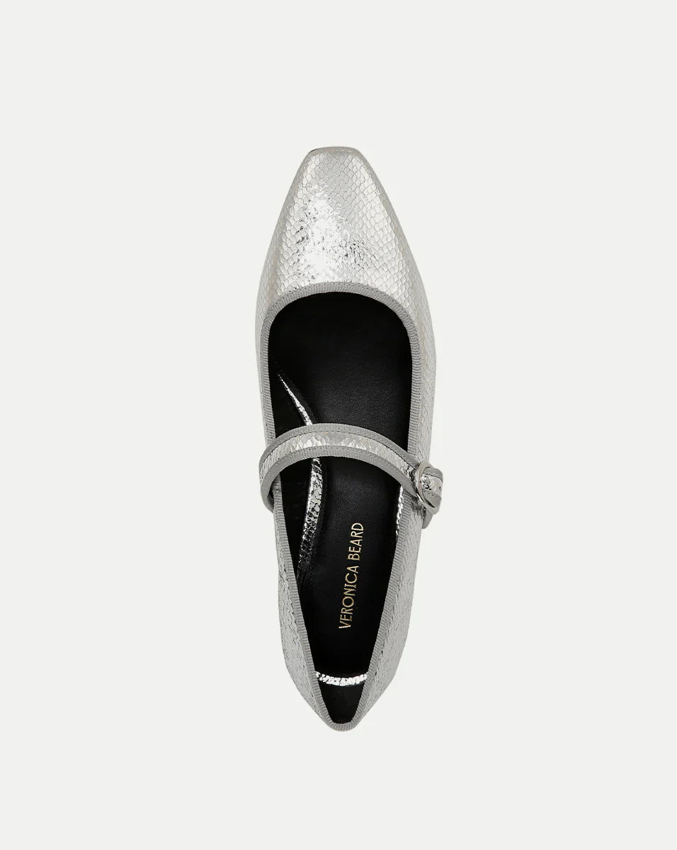 Cade Metallic Mary Jane Ballet Pump