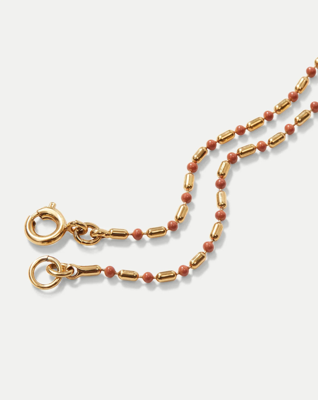 Enamel Bead Chain Anklet
